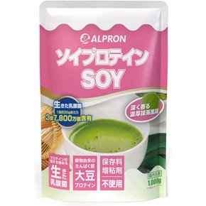 ALPRON 1kg SOY (알프론) 소이 단백질 말차 맛있는 여성용 다이어트 소이 단백질 뿌로테인