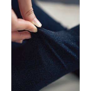 [no.288] navy black glitter socks