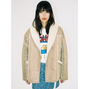 KIARA WOOL SHEARLING JACKET_BEIGE