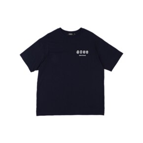 [EZwithPIECE] CLASSIC MASK TEE (DEEP NAVY)