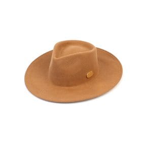 V Beige Wool Fedora 울페도라