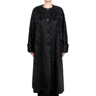 막스마라 [부산점] 블랙 닌페 알파카 울 코트 NINFE 001