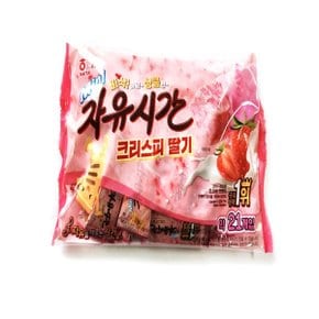 해태 미니자유시간 크리스피 딸기(약21개입) 250g 12개