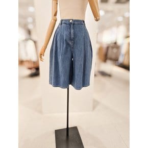 [파주점] [더아이잗컬렉션]버뮤다 핀턱 데님 팬츠 CR5A0SL531