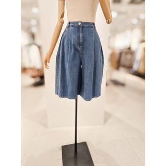 아이잗컬렉션 [파주점] [더아이잗컬렉션]버뮤다 핀턱 데님 팬츠 CR5A0SL531