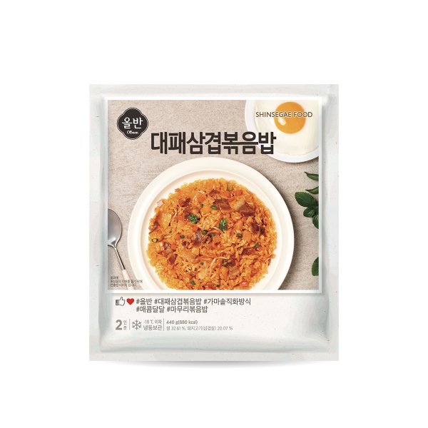 [본사배송]올반키친 치킨데리야끼440g*3개+대패삼겹440g*2개 (총10개)