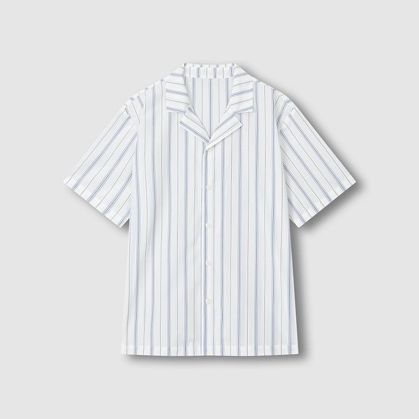 남 스트라이프 반팔 10부 파자마 세트 J216201183002