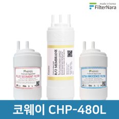 코웨이 CHP-480L 고품질 정수기 필터 호환 전체 세트