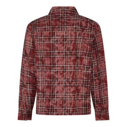[해외배송] 데일리 페이퍼 버건디 워싱 체크 코튼 셔츠 2610141BURGUNDY B0482510578