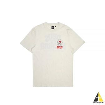 Deus ex machina DEUS 24 NEW REDLINE TEE (DMP241261B-VWH) (뉴 레드라인 티)