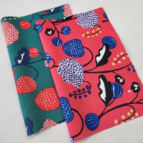 딸기 옥스포드 Cotton100 2칼라 44인치