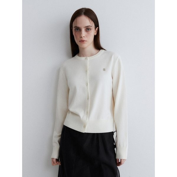 (우먼)울 워셔블 라운드 가디건 - 10 COLOR