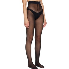 블랙 로고 푸시업 스타킹 WH27ST500B BLACK