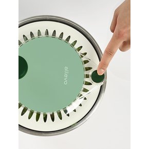 디엣지 야채탈수기 샐러드스피너 짤순이 4.5L 대용량 스텐 304 (채반 포함)