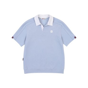ONOFF [온오프골프웨어] 남성 루즈핏 반팔 티셔츠 OF9303GA_BLUE