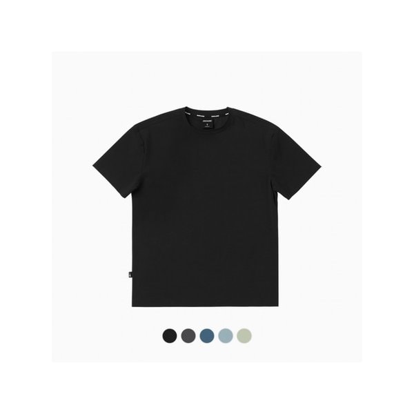 트리코트 에어쿨러 루즈핏 A로고 반팔티셔츠 5color