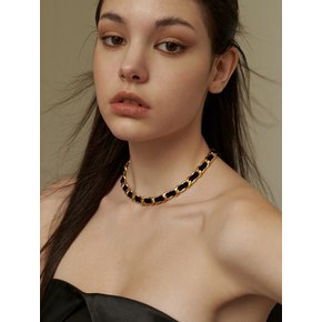 gold chain choker necklace