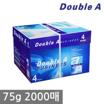 더블에이 A4 복사용지 75g 2000매 1BOX