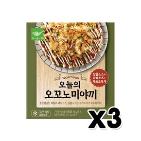 사옹원 오늘의오꼬노미야끼 즉석조리식품 262g x 3개