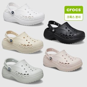 [크록스 본사] 바야 플랫폼 클로그 208186 5종 택1