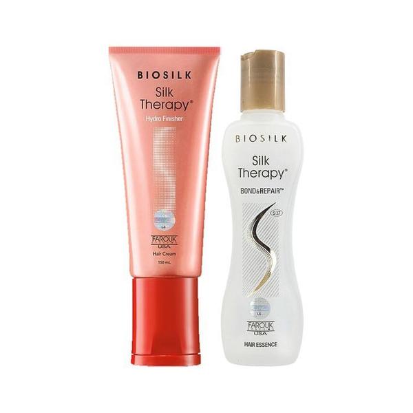 확대된 대표 실크테라피 하이드로 피니셔 헤어 크림 150ml+본 드앤리페어 에센스 130ml(1)