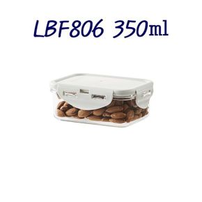 락앤락 비스프리 스테커블 직사각 350ml LGRY LBF806