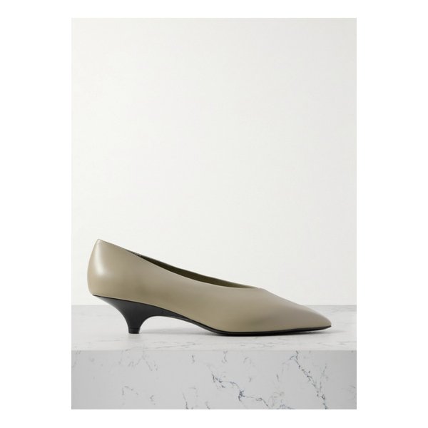 레베카 가죽 펌프스 라이트 그린 1647597352653406