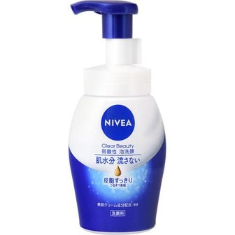  카오 니베아 크림 케어 스파클링 폼 페이스 워시 심 클렌저 바디 150ml