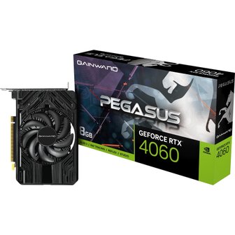  GAINWARD RTX 4060 PEGASUS 8G GDDR6 1 NE64060019P1-1070E-G-V1 VD8687 팬 공간 절약 그래픽