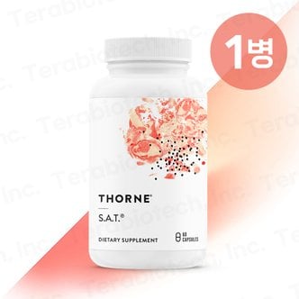 쏜리서치 [무료배송] Thorne 쏜리서치 SAT 실리마린 아티초크 커큐민 밀크시슬 60캡슐 1병