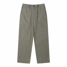 [Outlet] Khaki Straight Fit Cotton Pants_C9PAW24732KHX