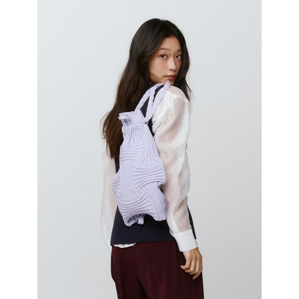 뉴보우백팩 글리터페일퍼플