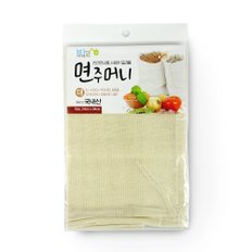 바른생활 면주머니 (대)/국산/찜시트/찜기깔개/면보/천연면사