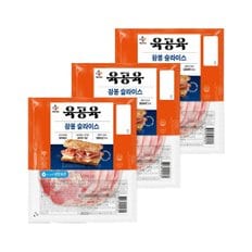 육공육 잠봉 슬라이스 햄 80g x3개