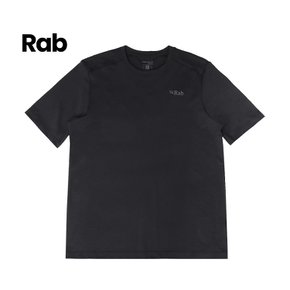 랩 Rab 우먼스 포스 티셔츠 (QCC-25-BLK)