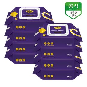 포포몽 강아지 고양이 펫티슈 휴대용 30매 x 8팩