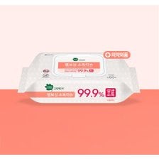  그린핑거 엠보싱 소독티슈 60매 캡