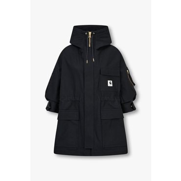 사카이 [CARHARTT] 여성 벌룬 슬리브 우븐 후드 코트 6414105700000