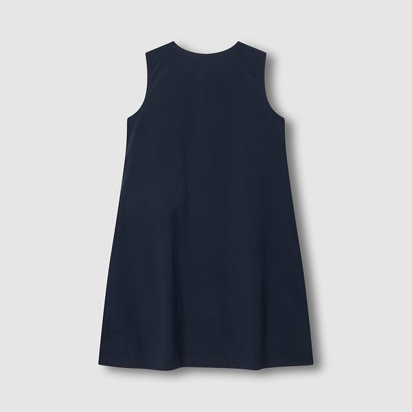 여 사각사각 민소매 미디 원피스 J136201067056