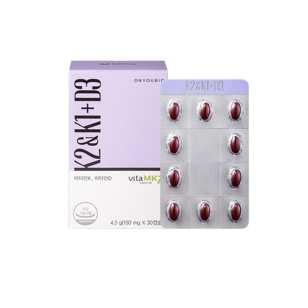 뼈 건강 특허 트랜스MK-7 K2+D3 1박스 (1개월분)