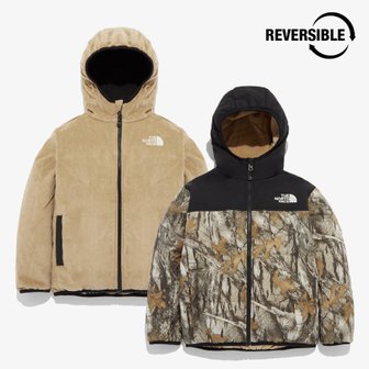 노스페이스키즈 NJ3NQ61S 키즈 노벨티 RVS 눕시 패딩 후디 KS NOVELTY RVS NUPTSE PADDING HOODIE