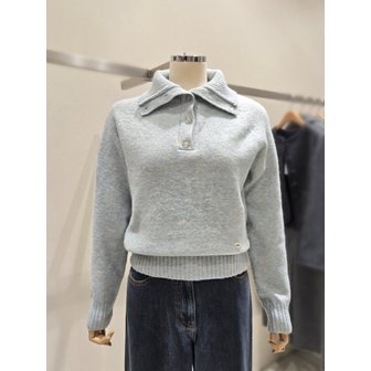 온앤온 [부산점] 단추 하이넥 니트 (NJK5WPB24)