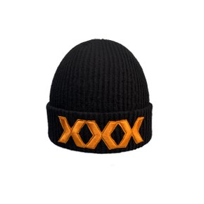 XXX WAPPEN KNITTED BEANIE - BLACK 여성골프모자/남성골프모자