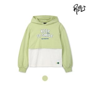 레노마키즈 주니어  여아 후드크로레이어드티셔츠 초등고학년 중학생티셔츠 R2418T171_1_CJ