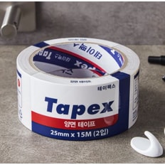 Tapex 양면테이프 25mmx15M(2입)