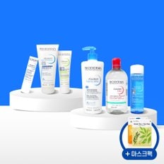 바이오더마 모음전 아토덤 PP 인텐시브 밤 울트라 센시비오 클렌징 워터 (+마스크팩2종 증정)