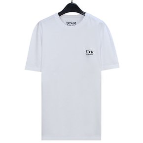 남성 스타 컬렉션 블랙 로고 반팔 티셔츠 GMP01220 P000881 10364 OPTIC WHITE/BLACK [GGC011wh]