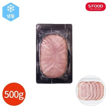  에스푸드 존쿡 델리미트 홀머슬 슬라이스 햄 500g