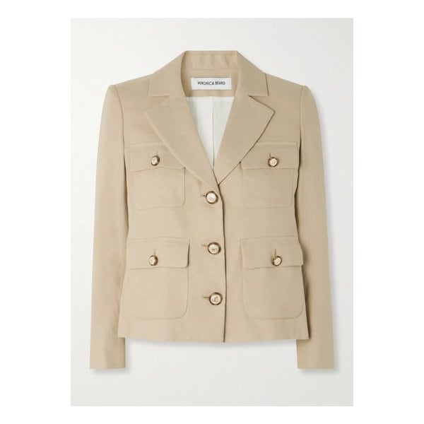 베로니카비어드 스카일러 리넨 혼방 트윌 재킷 스톤 46376663162844416