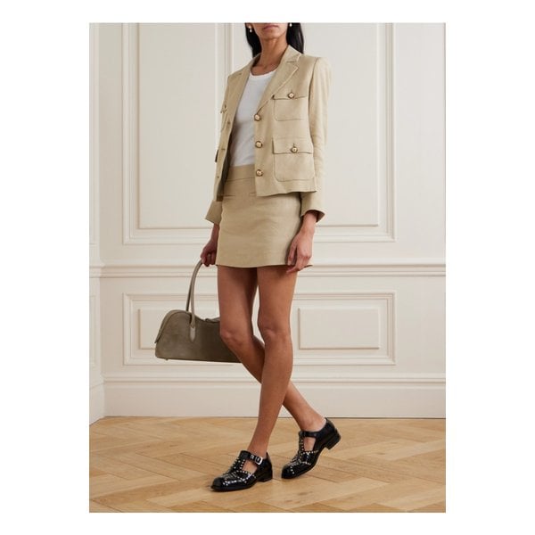 베로니카비어드 스카일러 리넨 혼방 트윌 재킷 스톤 46376663162844416